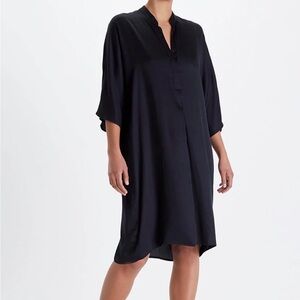 NWT Neu Nomads Kerala Dress In Black Shift Minimalist Chic Style Size XS $219